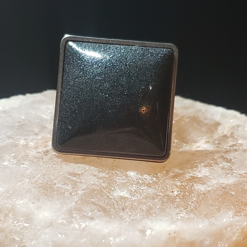 Black Twilight Statement Ring - image 3